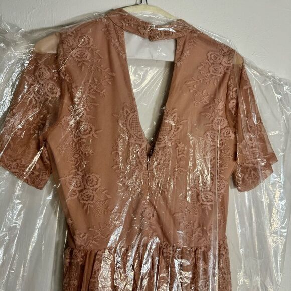 Socialite Maxi Shorts Dress Lace Boho - Picture 5 of 5